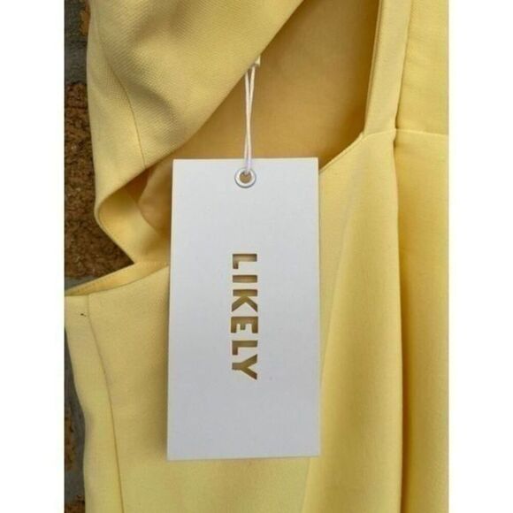 LIKELY Arcadia Bodycon Dress size 0 Yellow - Picture 5 of 9